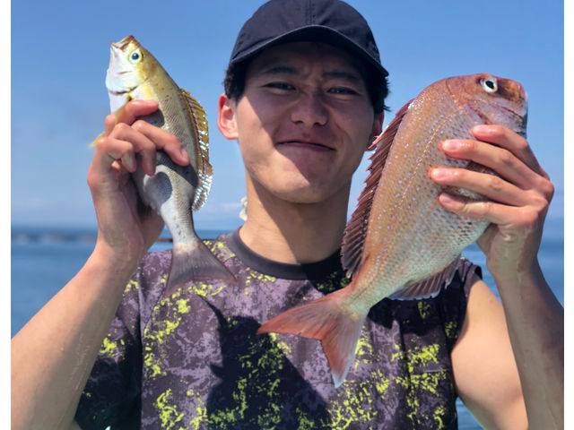 イサキ&マダイにニンマリ_沼津 江浦港 伊勝丸