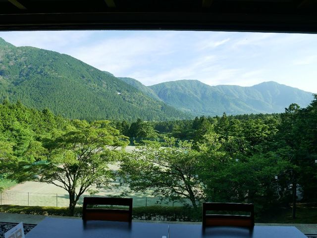 グリルからの景色_箱根仙石原プリンスホテル