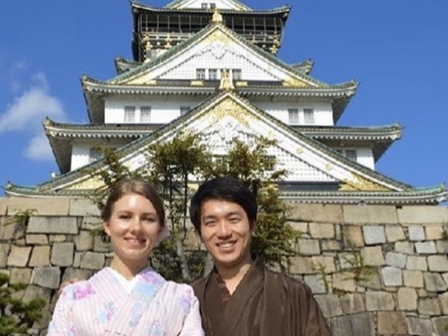 大阪城に行かれて撮影_おしゃれ工房 綺麗館