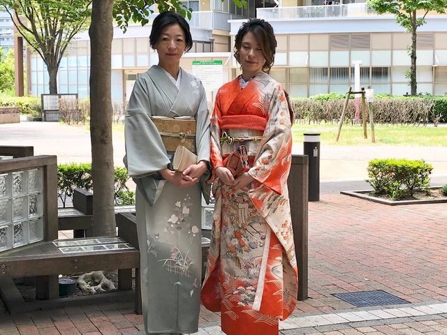 お祝い事に着て頂きました。_おしゃれ工房 綺麗館
