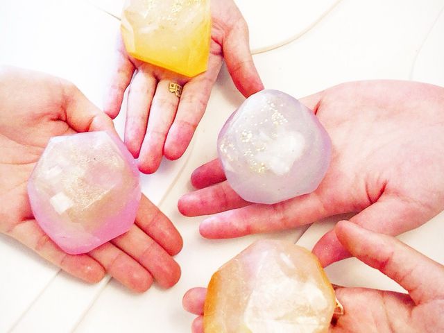 宝石石鹸_リリーベアーキャンドル教室