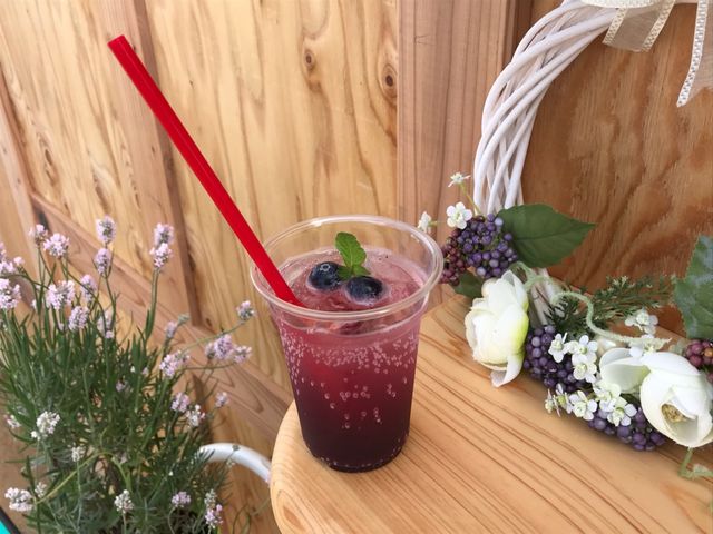 オリジナルのブルーベリー酢を使った「ブルーベリーサワードリンク」人気No.1の商品_Sakura Berry’s Garden(さくらベリーズガーデン)