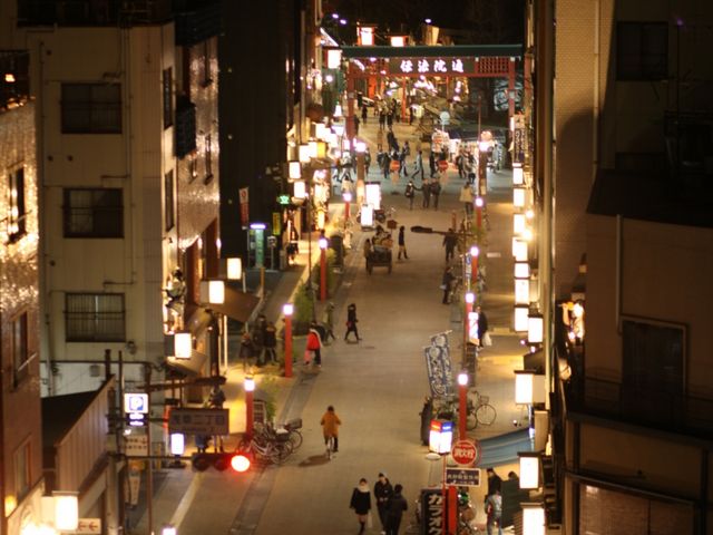 RF デッキテラス・スカイラウンジ(夜景)_HUTCH浅草店