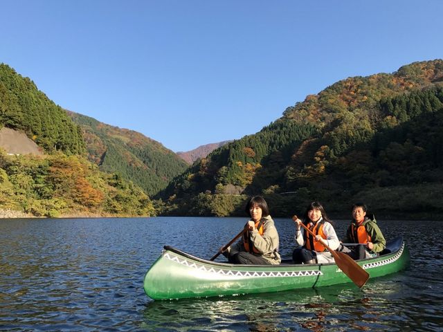 プログラム風景(ダムカヌー)_坂井市竹田農山村交流センターちくちくぼんぼん