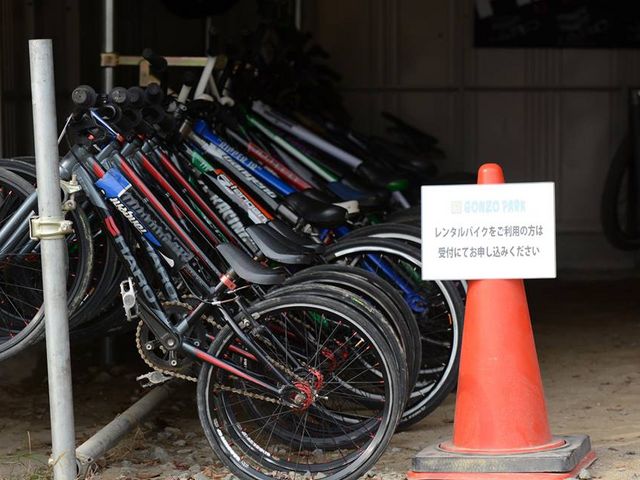 レンタルバイクは子供から大人まで各サイズあります_GONZO PARK