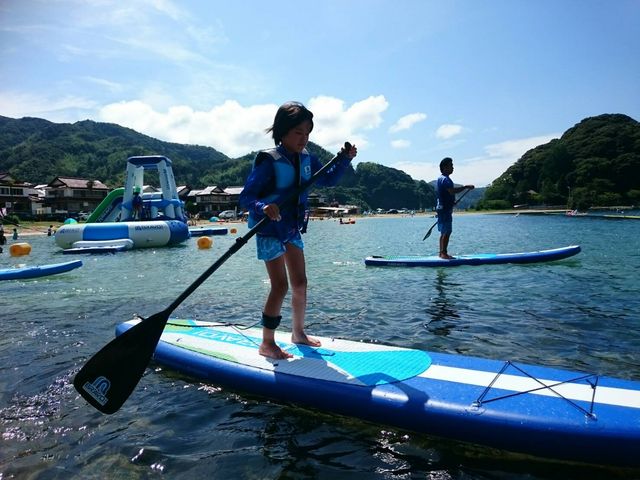 海水浴場なので子供さんでも安心。_SUPSHOP海楽松江