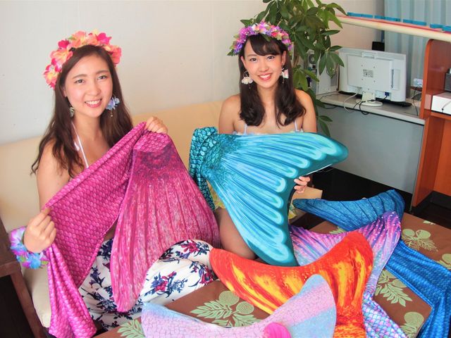 お客様の好みに合わせて、たくさんの色を揃えています。_瀬長島マリンサービス