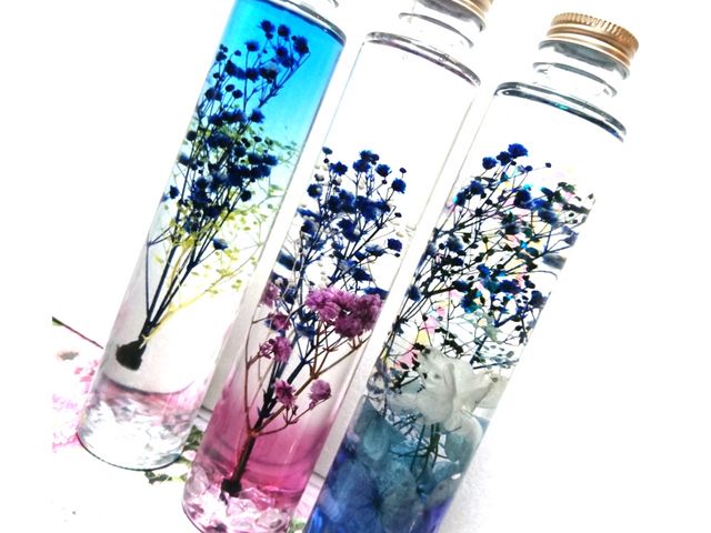 カラーハーバリウムのグラデーション♪_office amour 熊本