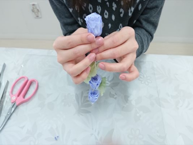 ハーバリュウム体験レッスン2_Fleurs d'Amour Maria