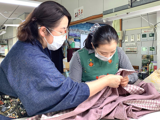 ゆかた作り体験はマンツーマンでお手伝い致します _株式会社ラポージェ