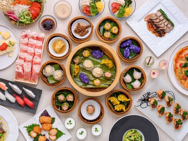 カジュアルブッフェ「ハナハナ」【ランチ】飲茶と寿司・あぐー豚しゃぶしゃぶイメージ_カジュアルブッフェ ハナハナ/ホテル日航アリビラ