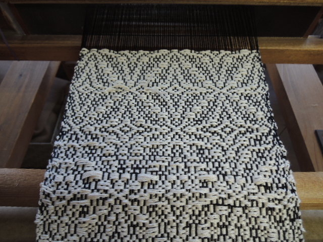 生徒さんの作品。この日が手織り初めて_INOJIN工芸倶楽部