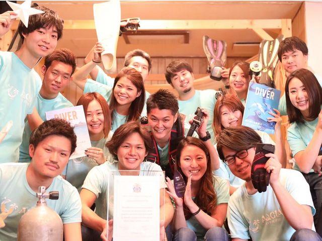 スタッフ一同、みなさまの楽しいダイビングライフをお手伝いします!_AQCIA divehouse