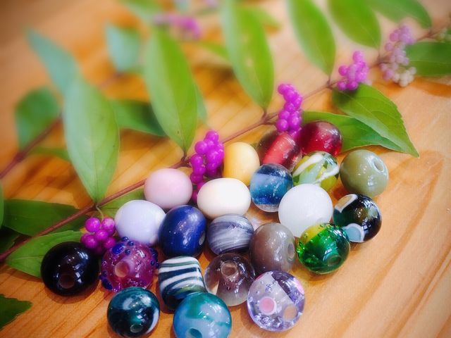 「体験講座」
世界でひとつの宝物をつくりませんか?
〜とんぼ玉〜_がらす工房 Polaris