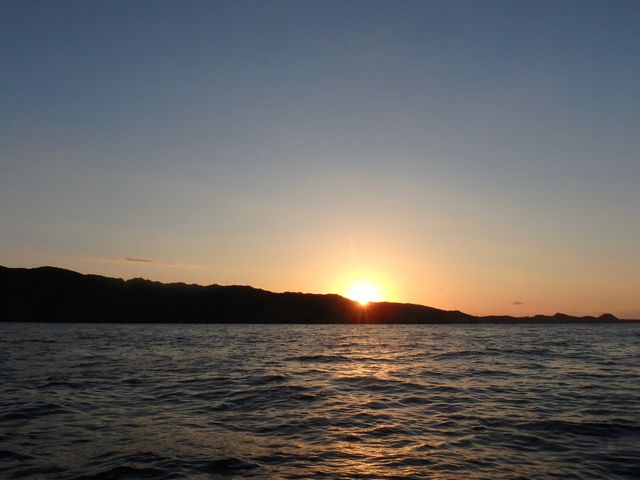 朝の海_ダイブリゾート母島