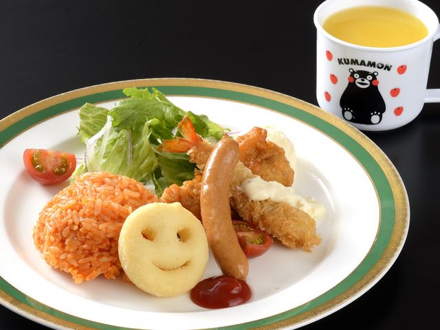 レストランではお子様のお食事もご用意しております_国民宿舎 みやじま杜の宿