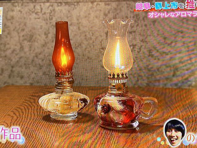 お二人が作ったランプです。_かみのテラス
