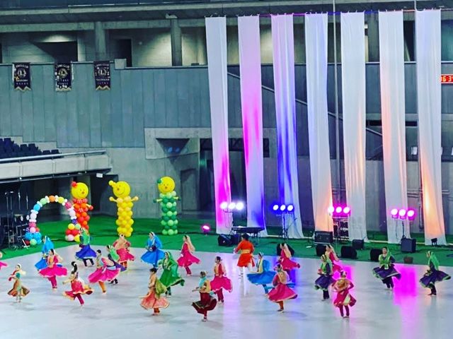ドレミファダンスコンサート@東京体育館で踊りました♪_MIYABIカタックダンスアカデミー