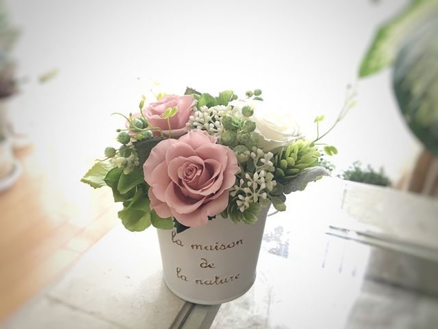 プリザーブドフラワーアレンジ_Atelier Fleur et Moi