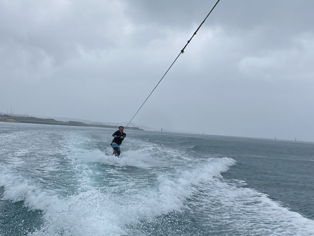 1発立ち!
やればできる_KoeiS’ WakeBoard Towing Service
