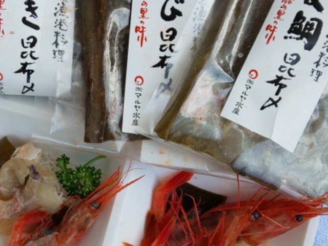 新鮮な地魚を昆布締めにすると絶品です♪_金沢 食・金箔寿司・民家・キッチン!犀川