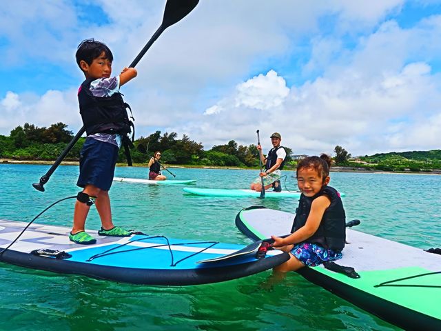 サップは子連れ家族でも楽しめる!!_Okinawan sup
