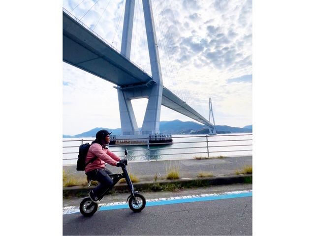 電気バイクでサイクリングを快適に♪_ONOMICHILL(自転車ではない電気バイクレンタル)