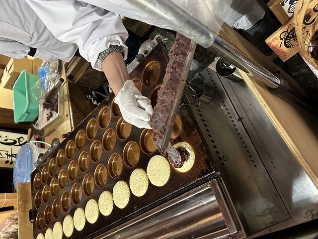 生地にあんこを入れていきます。美方大納言使用☆彡_おばあかふぇ