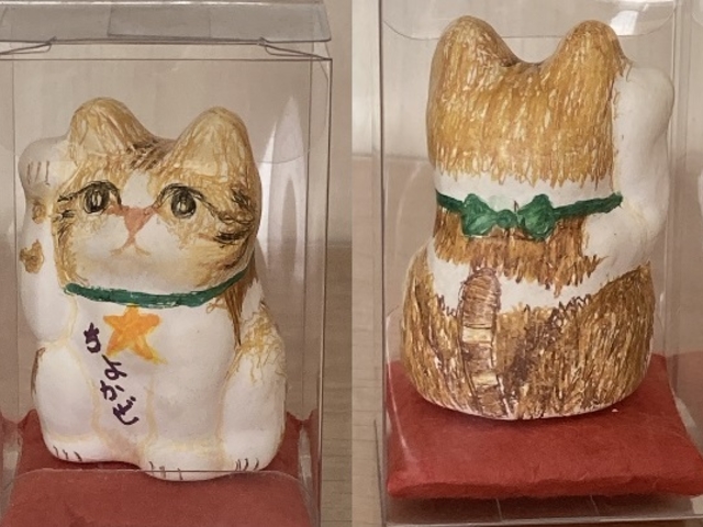 あなた独自の絵付けが出来るところが魅力!
唯一の招き猫をワクワクしながら楽しんで作ってくださいね_ねこまどや