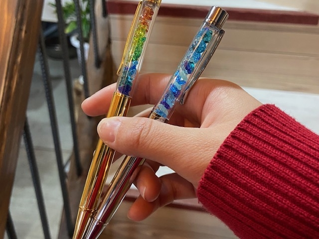 ★花びらペン_atticガラスラボ
