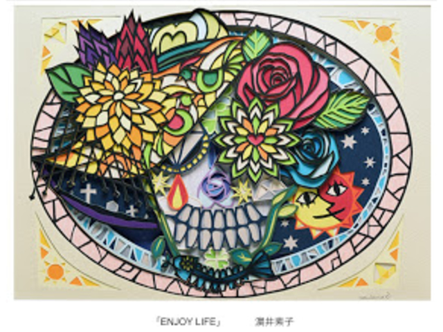 習い続けると複雑な作品も作れます_彫紙アート ぺぱころーる