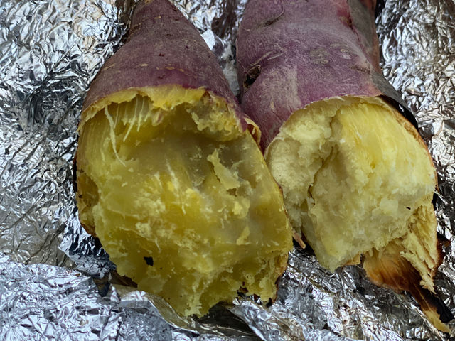 紅あずま、紅はるかの焼き芋_おわせむかい農園
