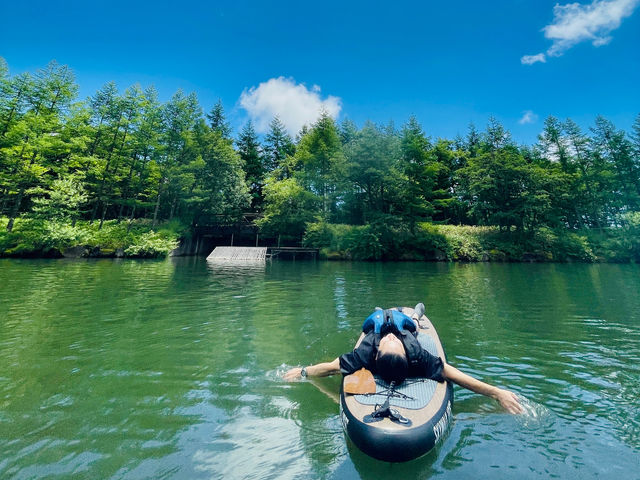 美しい森の中でSUP体験を楽しもう!_Guide Office Outdoor Nowake