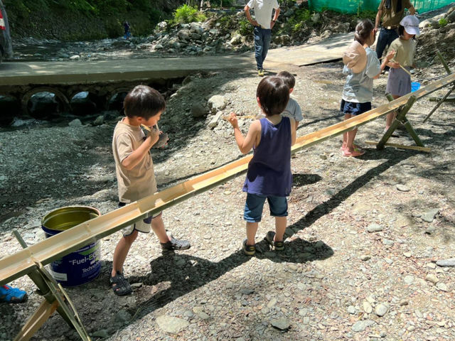 流しそうめん体験♪
要予約制_秩父定峰清流キャンプ場