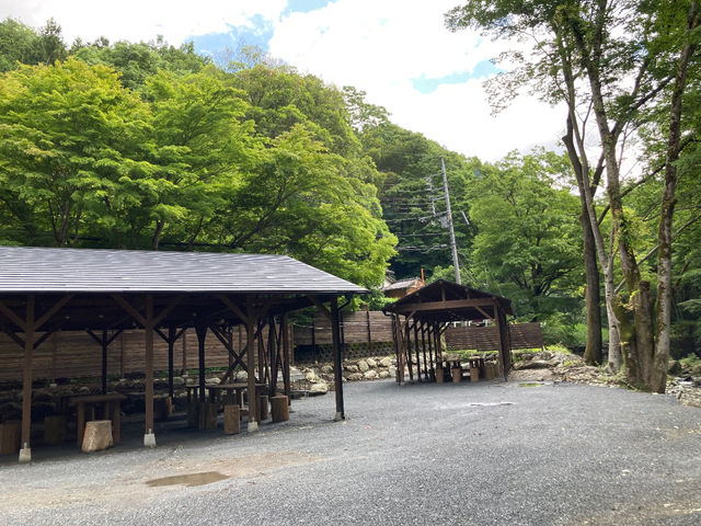 バーベキュー棟_秩父定峰清流キャンプ場