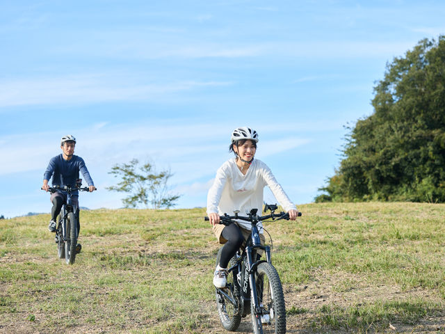 mont-bell社製のEバイクで大自然や田舎町をを駆け抜ける!_かがみのアクティビティセンター(鏡野観光局)