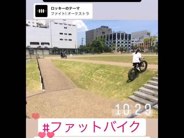 ナイスチャレンジ!_福井城址雪中ファットバイクツアー