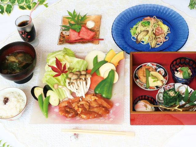 地場野菜やお米の乳酸菌を取り入れたシープオリジナルコース(一例です)_森の隠れ宿 シープ