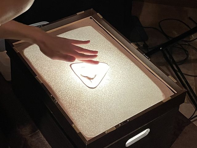 Bコースでは、このテーブルを作って持ち帰れちゃう♪_Caveサンドアート教室
