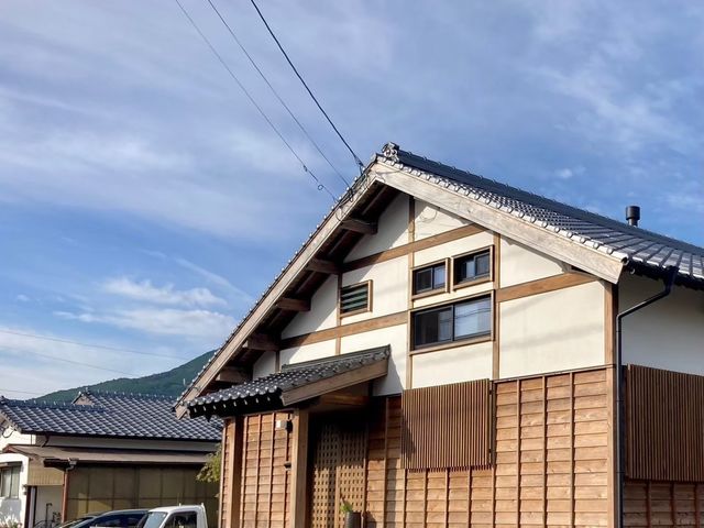 土壁での施工物件の外観2_有限会社夢木香