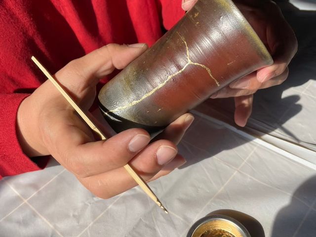 頭島で金継ぎ体験、いかがでしょうか?_cafeかも食堂
