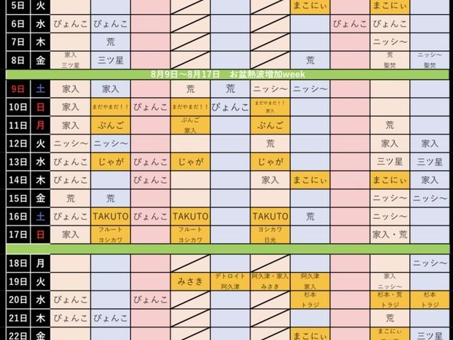 【8月YUBUNEPPA!】_天然温泉 湯舞音 袖ケ浦店