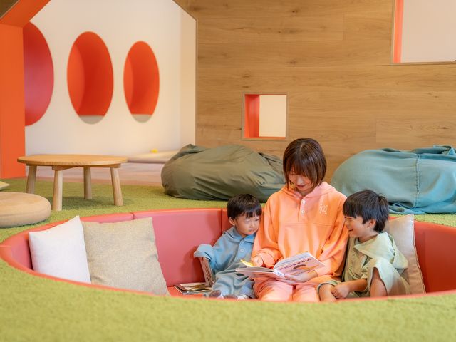 【過ごし方イメージ】キッズエリアでお子様も大人も好きな時間を好きなだけ_おふろCafe yusa