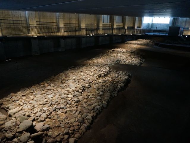 遺構展示室_福井県立一乗谷朝倉氏遺跡博物館