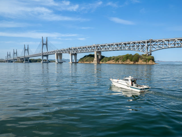 瀬戸大橋_瀬戸内海ボートクルージングFUJIWARA