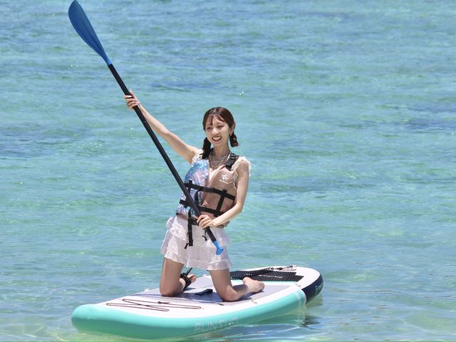 【宮古島】《絶景ビーチでSUP体験!》女性に大人気★
SUP歴10年のベテランガイドが担当します_SUNSHINE MARIN 宮古島