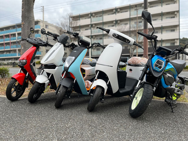電動バイク!
この機会に是非乗ってみてください!_バイクショップライズ