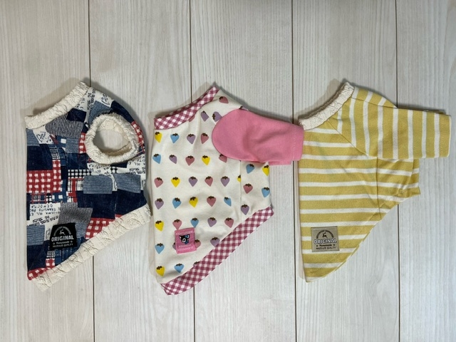 犬服入門の3着_犬服教室 CHERRY-LOULOU