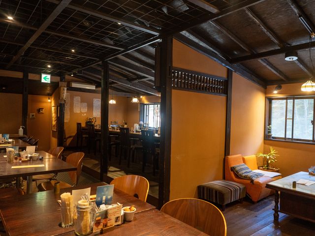 柏屋カフェ 店内_四万温泉 柏屋カフェ