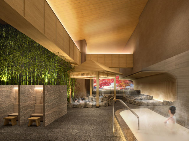 女性大浴場_うめきた温泉 蓮 Wellbeing Park